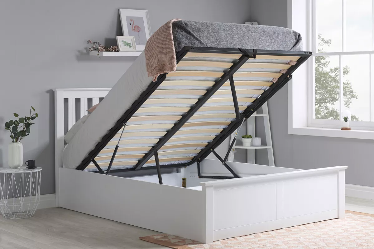 Small double 2024 ottoman bed ebay
