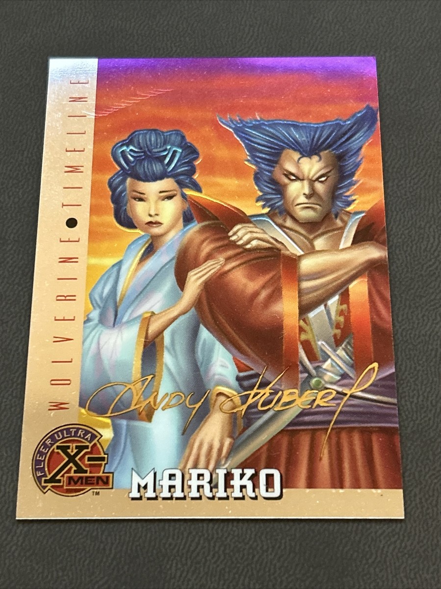 1995 Ultra Marvel X-Men All-Chromium Gold Signature 84 Wolverine