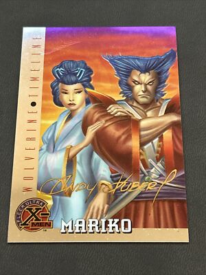 1995 Ultra Marvel X-Men All-Chromium Gold Signature 84 Wolverine