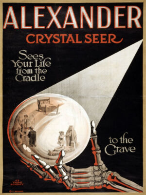 401682 Alexander Crystal Seer Magic show WALL PRINT POSTER US