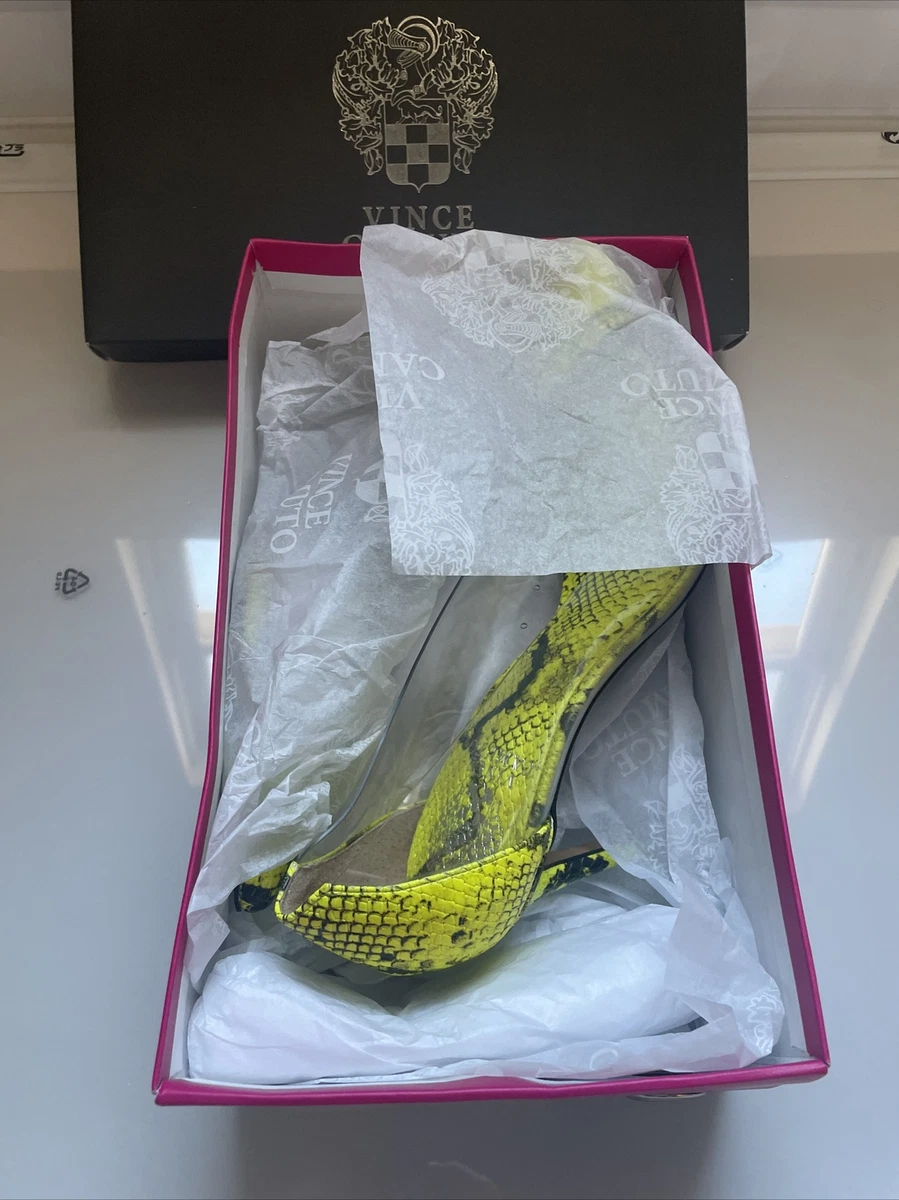 Vince camuto cheap clear heels