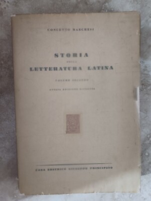 MARCHESI - GESCHICHTE DER LATEINISCHEN LITERATUR VOL 2 II - ED: FÜRSTENTUM 1955 (OF)