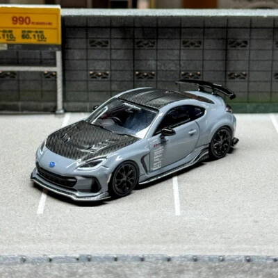 CM 1/64 スバル BRZ VARIS ARISING-1 2025 TAS CM 1/64 Scale Subaru BRZ Varis ARISING-1 Grey/Black Diecast