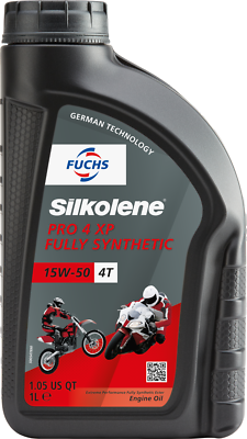 Silkolene PRO 4 XP SAE 15W-50 Fully Synthetic 4 Stroke Bike Engine