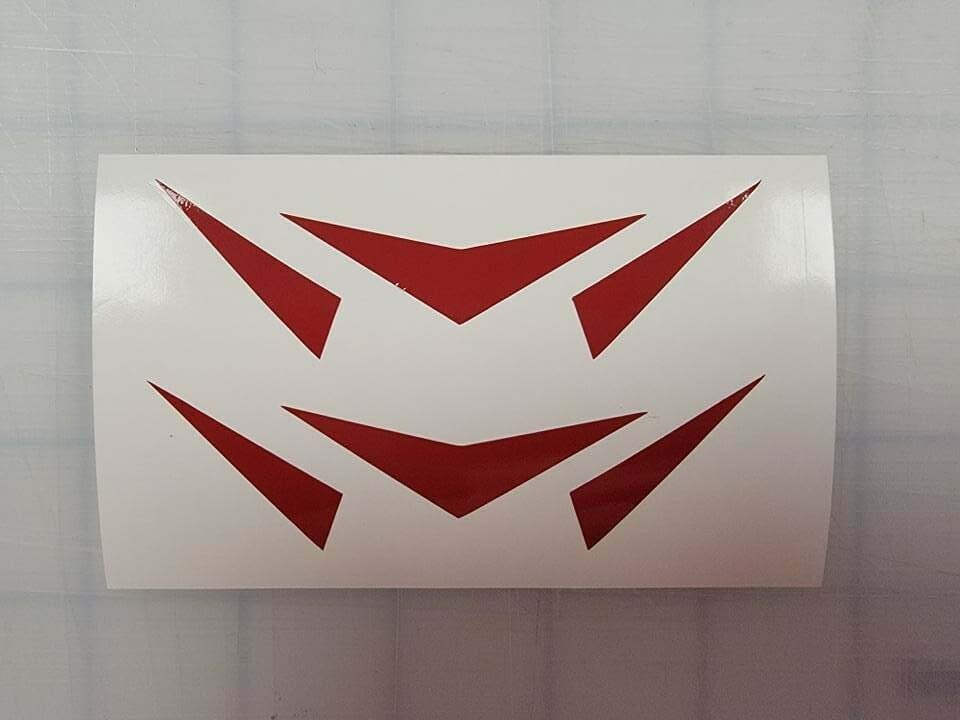 2 Sets of Friday The 13th Hockey Mask Vinyl Chevrons * High