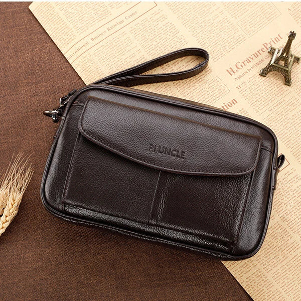 New Men Clutches Bags Man Wallets Envelope Bag Purse Business