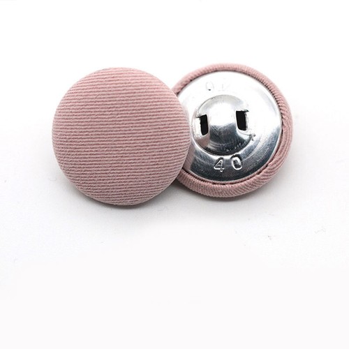 10x Fabric Covered Metal Button Handmade Dress Shirt Clothing Sewing Accessories - Picture 31 of 34