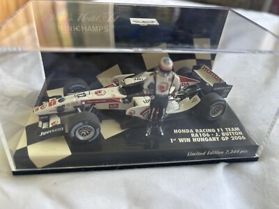 MINICHAMPS 060112 HONDA F1 model J BUTTON figure 1st win GP