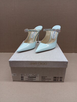 Jimmy Choo ブルーグレー 36.5 Jimmy Choo JC4012 M (60 - 15) with Blue lenses and Silver