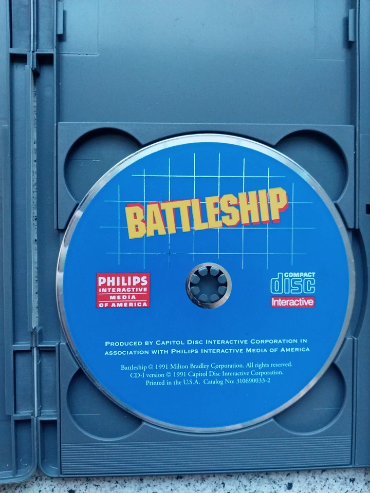 Battleship - Authentic Philips CD-i CDI Game with Long Box (1991) - Image 4 of 4