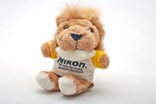 Nikon We Take the World's Greatest Picture Stuffed LION in Tee Promotional 1990s