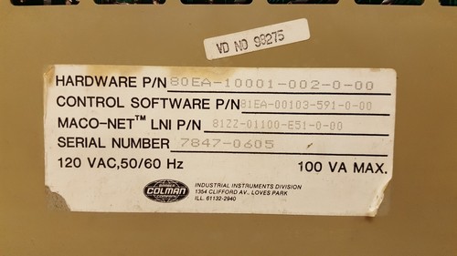 Barber Colman Module 80EA-10001-002-0-00 *for parts* - Picture 5 of 5