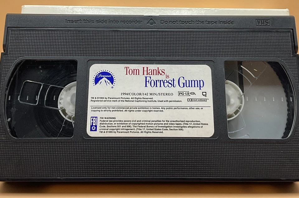 Forrest Gump VHS 1995 Tom Hanks **Buy 2 Get 1 Free** Foto 3 de 3