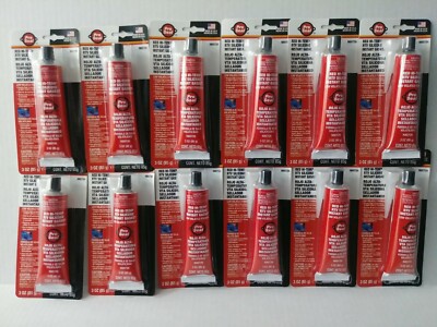 Gasket Makers Silicone 12 PRO SEAL RED HI-TEMP RTV 80726 PROSEAL Sensor Safe 
