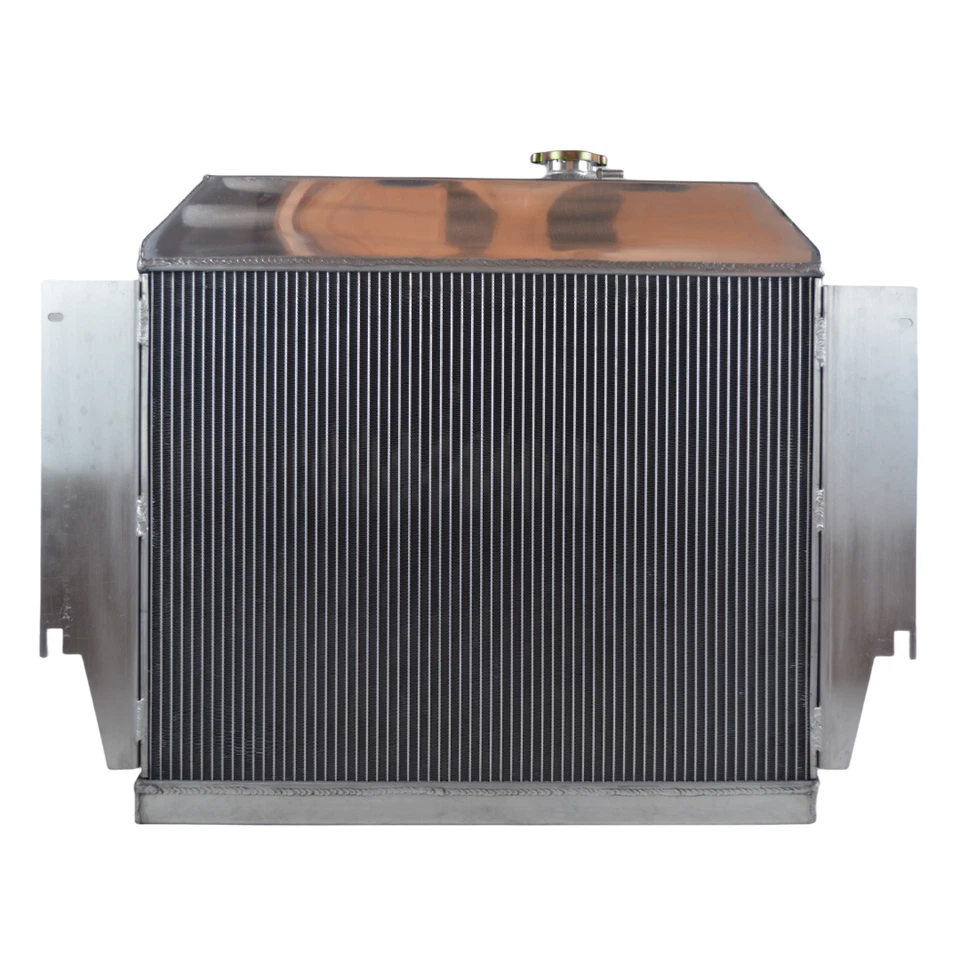 Radiador de 3 filas para Ford E100 E150 E250 E350 Econoline 1979-1991 5,0 L 5,8 L Foto 4 de 4