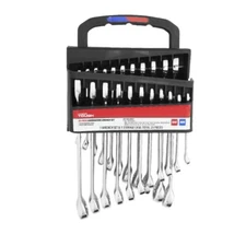 Hyper Tough 22-Piece Combination Wrench Set - Metric/SAE
