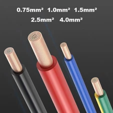RV 0.75-4mm² Flexible Cable Copper Core Electronic Wire PVC Control Signal Wires