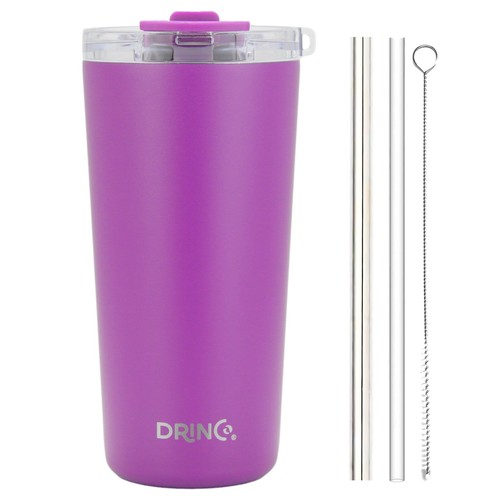 Drinco Seattle 20oz Vaso de Acero Inoxidable Café Aislado Vaso Taza Pajita - Imagen 28 de 61