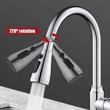 Universal 720 Rotate Kitchen Faucet Extender Splash Kitchen Washbasin Faucet