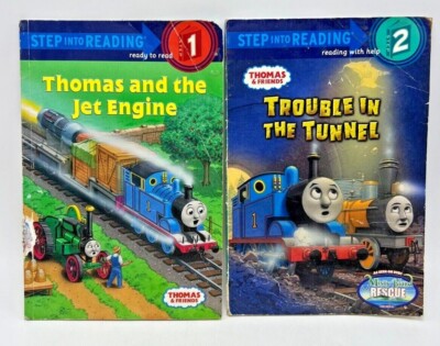 Step Into Reading Step 1: Thomas & the Jet Engine and Step 2: Trouble in Tunnel 