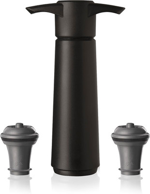 Vacu Vin Original Wine Saver with 2 Vacuum Bottle Stoppers   Wine Preserver Pump