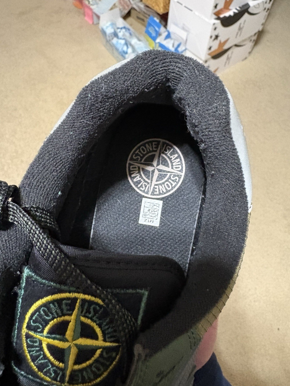 Size 11 - CLEAN New Balance 574 Legacy Stone Island Dark Green thumbnail 11