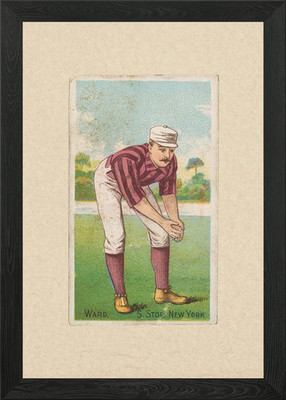Ward, Shortstop, New York, aus dem gerahmten Wandbild Poster Leinwanddruck Bild