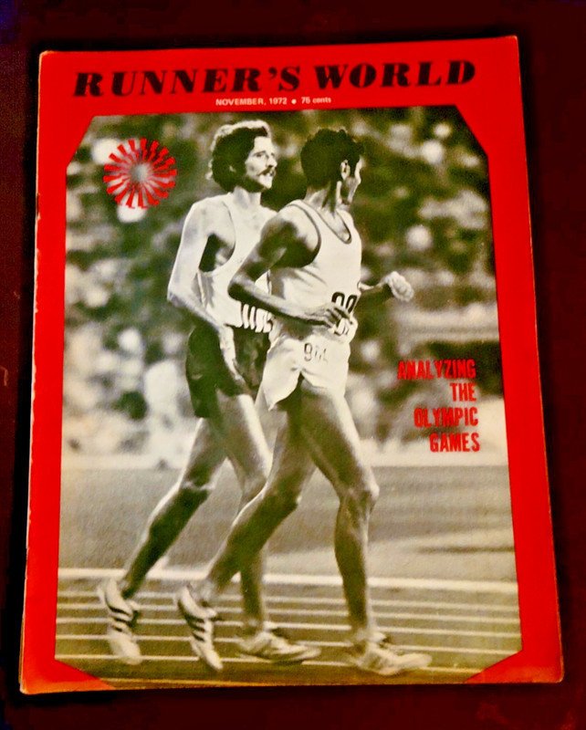 Runner's World November 1972 Munich Olympics Frank Shorter Vintage Magazine