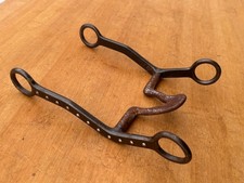 Silver Spotted Cheek Western Horse CATHEDRAL Port Bit  Show / Training  5"