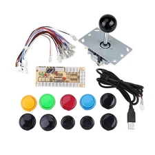 Zero Delay Game DIY Kit - PC Joystick with 10 Buttons, USB Encoder Board, Gam...