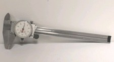 STARRETT No. 120 Dial Caliper 6" Very Nice Clean Working Condition Without Case
