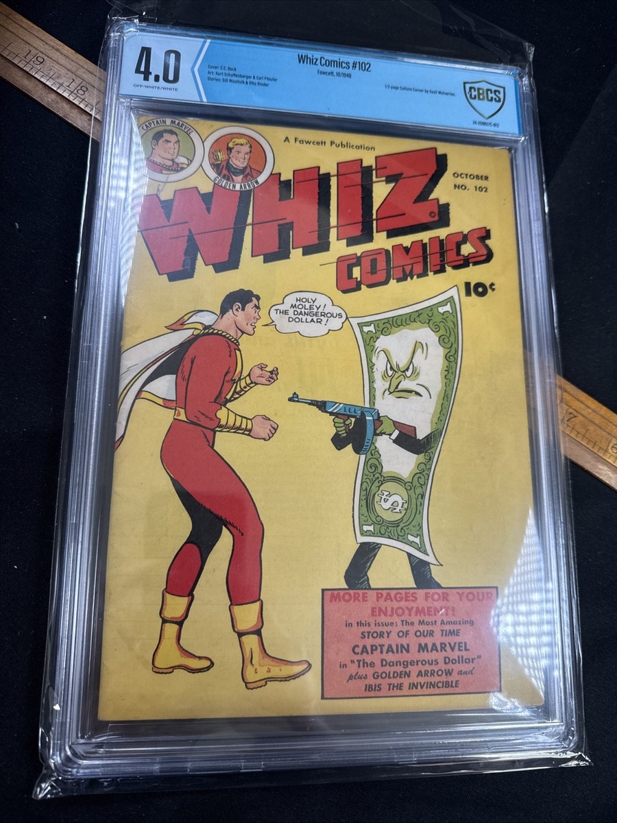 Fawcett Whiz Comics Vol. 17 #102 (1948) Golden Age CBCS 4.0 | eBay