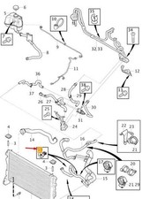 VOLVO S60 MK3 Cooling System Electric Powertrain Retainer 30640953 NEW
