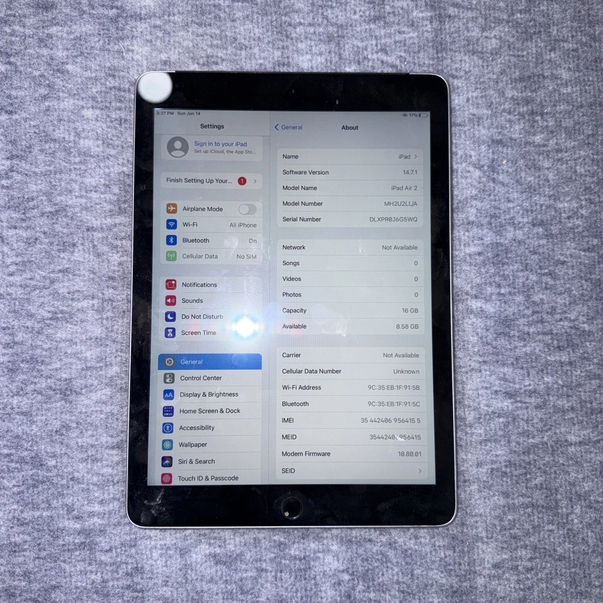Unlocked 16GB iPad Air 2 for sale | eBay