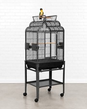 Large Parrot Cage Play Top Bird Cage on Stand African Grey Conure Cockatoo