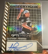 2025 Leaf Optichrome Baseball - Optimus GOLD VINYL- Autograph 1/1 - Hagen Smith