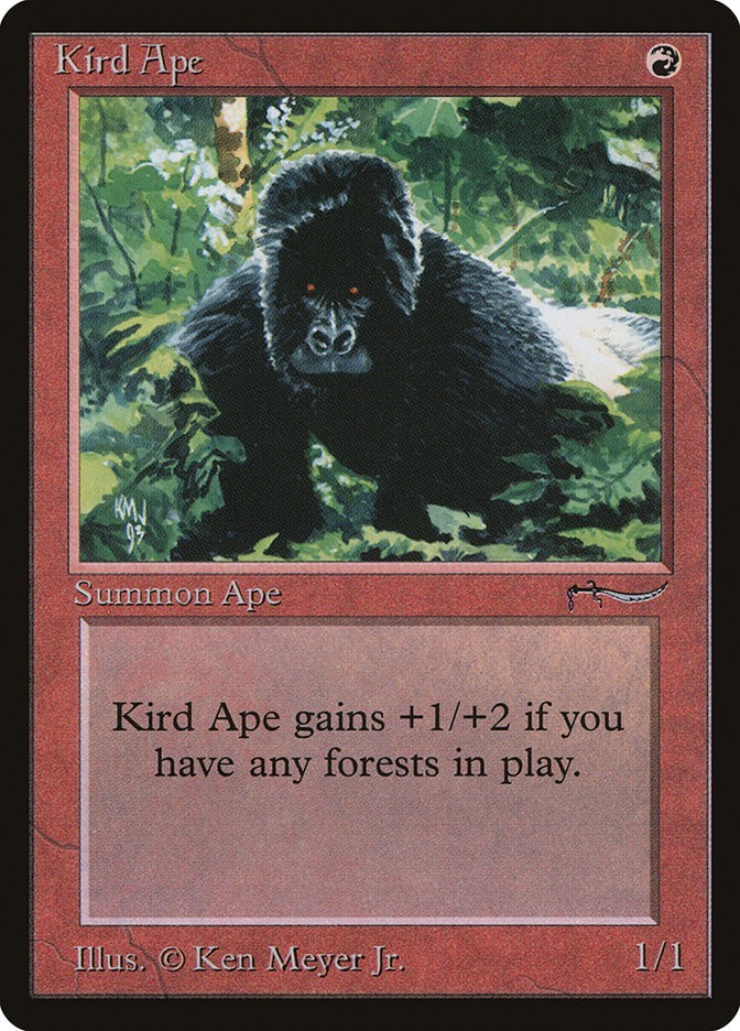 Kird Ape x4, #40, MtG, Arabian Nights, Common, Lightly Played