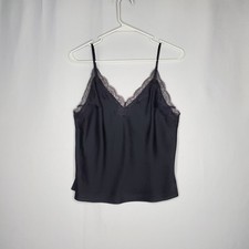 VICTORIAS SECRET Lingerie Sleep Set Medium Black Lace V-Neck Cami Bottom