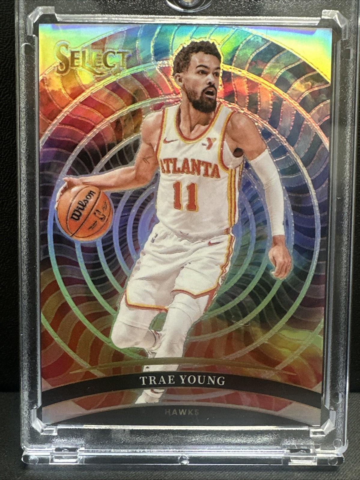 2024-25 Panini Select Trae Young Color Wheel #18 SSP Case Hit Atlanta Hawks