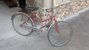 Silk Katakura 1967 3 Speed Handle  Woman's Bicycle Brought to US on Navy Ship