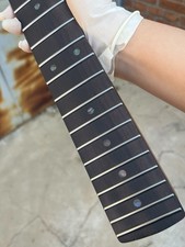 A Stainless steel 22fret Rosewood Roasted Maple Electric Guitar Neck Satin