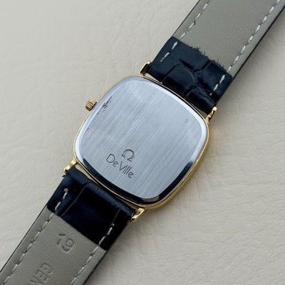 Vintage 1990s Omega De Ville Square Tank - Quartz - Ref 196.0317
