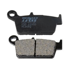 Satz Bremsbelag TRW Lucas MCB665, Organische Mischung mit ABE / ECE R90