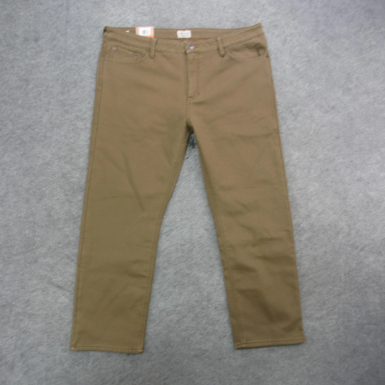 Weatherproof Vintage Pants Mens 40x30 Stretch Canvas Fleece Lined Regular Fit