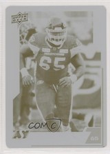 2020 Upper Deck CFL Printing Plate Yellow 1/1 Terran Vaughn #158 l5j