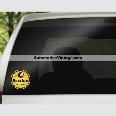 Beeline Gasoline Vintage Car Sticker