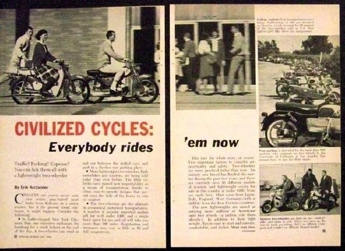 1965 leichtes Motorrad Bild Harley BSA Honda Ducati Vespa Yamaha +mehr