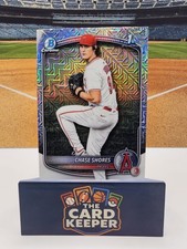 2025 Bowman Draft #BDC-142 Chase Shores Chrome Mojo Refractor