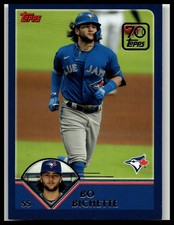 2021 Topps 70 Years of Topps Baseball (Series 2) #70YT-53 Bo Bichette Blue Jays