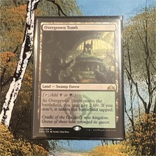 Magic: The Gathering Overgrown Tomb Land Guilds of Ravnica Rare Black Green